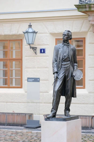 Monument in een centrum van Praag — Stockfoto