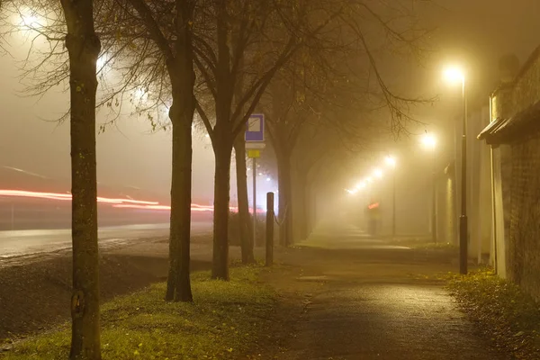 Night street in Prague — Stock Photo, Image