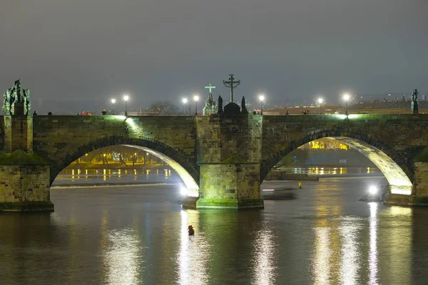 Панорама старой Праги — стоковое фото