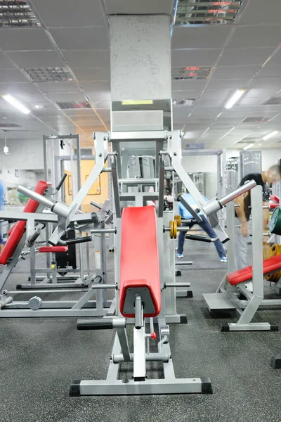 Fitness hall with fitness equipment — Stock Photo, Image