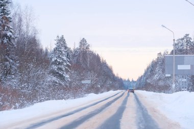  kış orman görüntüsü