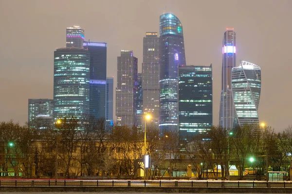 모스크바 시의 skyscrapes의 이미지 — 스톡 사진