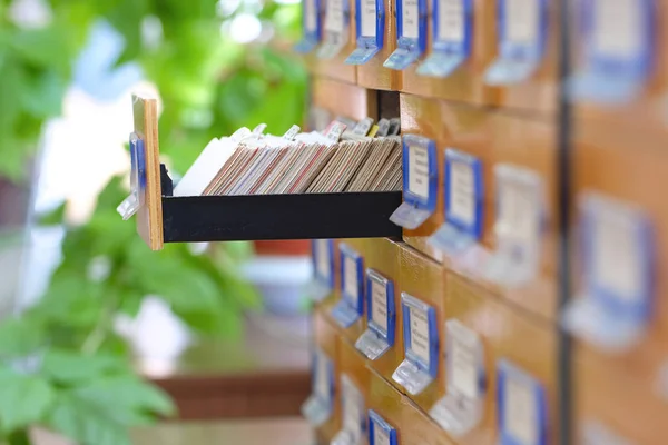 Image of library catalog — Stock Photo, Image