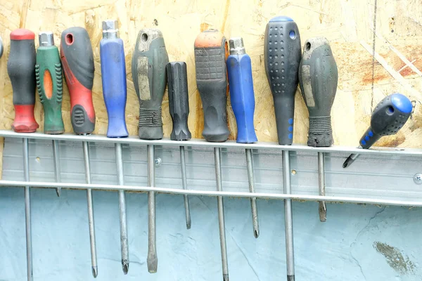 Set of screwdrivers — Stock Photo, Image