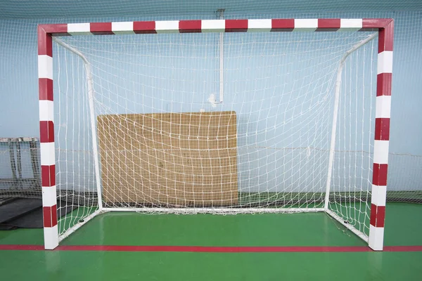 Sport hall for soccer or handball — Stock Photo, Image