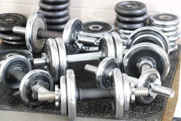 The image of barbells — Stock Photo, Image