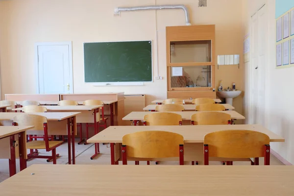 Interior de una clase escolar —  Fotos de Stock