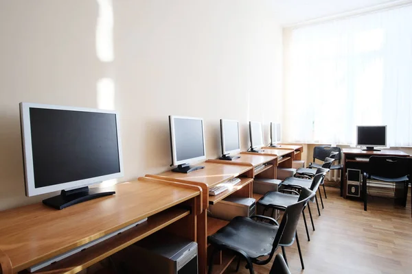 Interior de una clase escolar — Foto de Stock