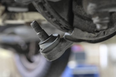 Pat araba süspansiyon, yakın çekim