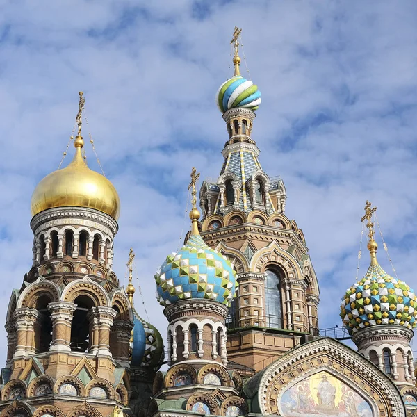 St. Petersburg dökülmüş kan üzerinde kurtarıcı Kilisesi — Stok fotoğraf