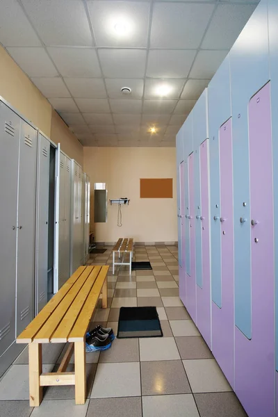 Checkroom in a fitness, swimming pool or so on — Stock Photo, Image