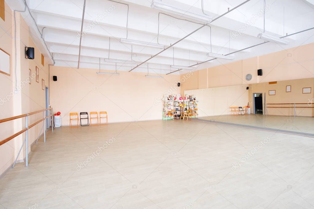 Interior of a dance hall