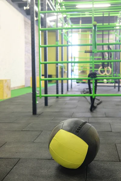 Interior of a fitness hall — Stock Photo, Image