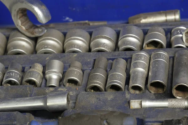 Set of wrench heads — Stock Photo, Image