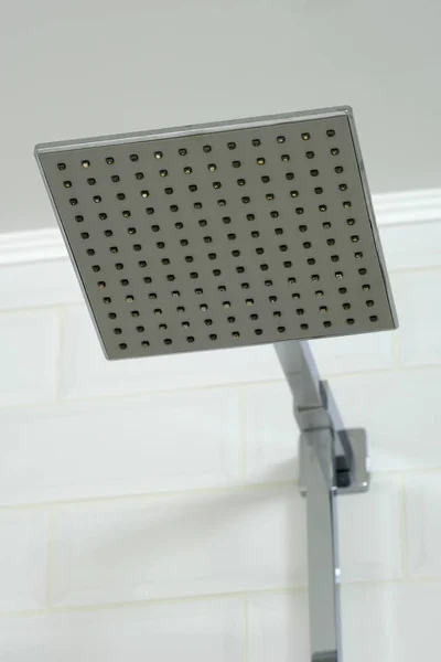 Shower room with close up shower — Stock Photo, Image