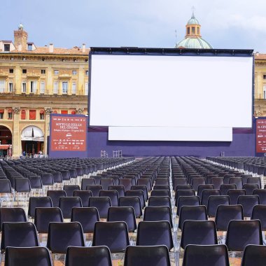 açık hava sinema bir Bologna Merkezi
