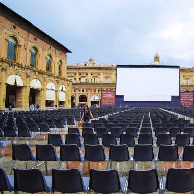 açık hava sinema bir Bologna Merkezi