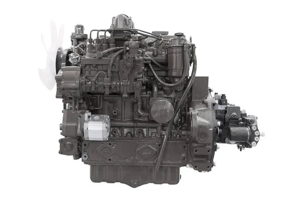 Motor sob o fundo branco — Fotografia de Stock