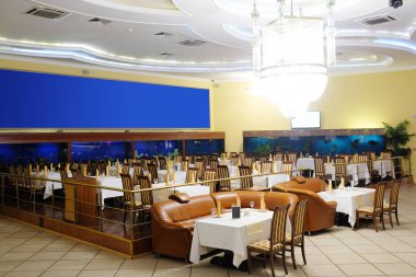 Bir restoranın içinde.