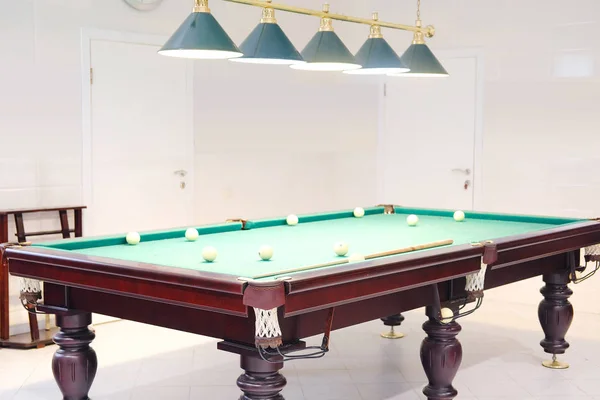 Image of a billiard table — Stock Photo, Image