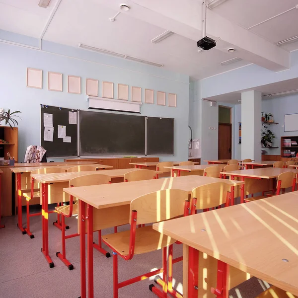 Interior of an empty school class Royalty Free Stock Images