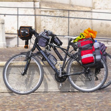 bir turist Bisiklet