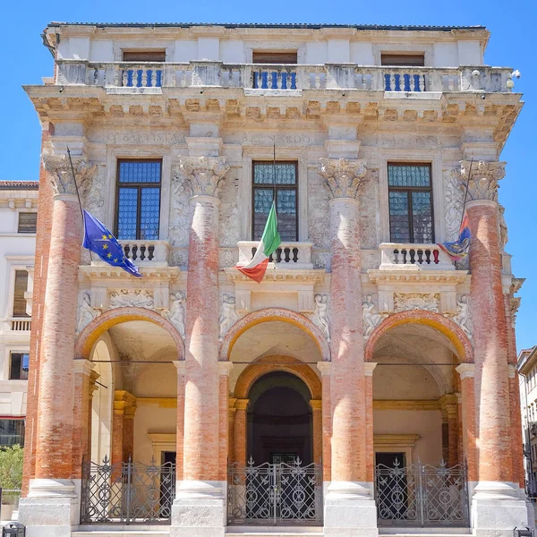 Strada in centro a Vicenza — Foto Stock