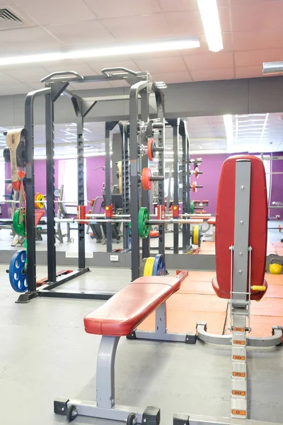 Interior of a fitness hall — Stock Photo, Image