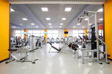 bir fitness salonu