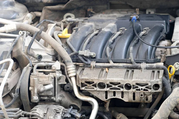 Car engine close up — Stock Photo, Image