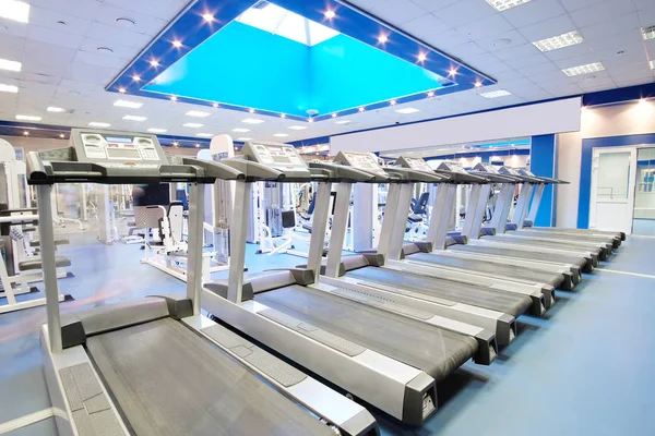 Interior of a fitness hall — Stock Photo, Image