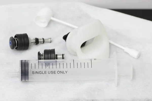 Syringe close up — Stock Photo, Image