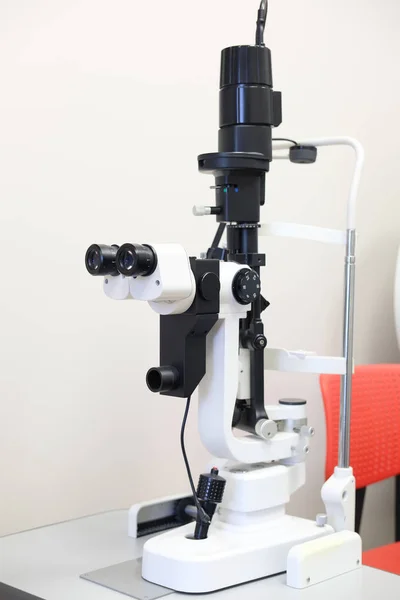 Oculare of medical equipment of ophthalmologist — Stock Photo, Image