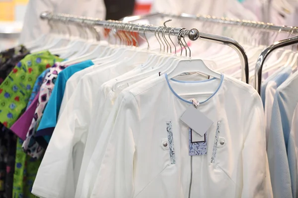 Medical uniform on a hangers — Stock Photo, Image