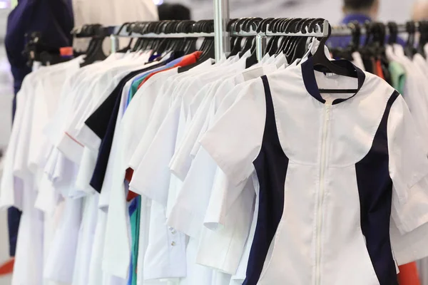 Medical uniform on a hangers — Stock Photo, Image