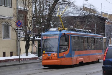 Moskova 'da tramvay
