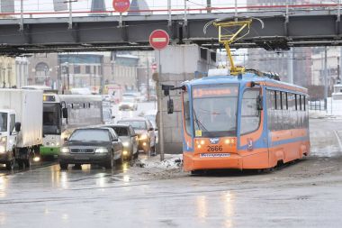 Moskova 'da tramvay