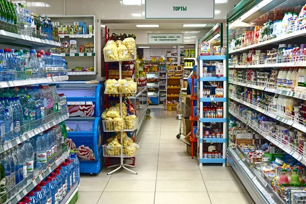 Wnętrze supermarketu — Zdjęcie stockowe