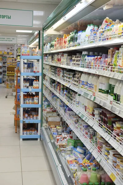 Interieur van een supermarkt — Stockfoto