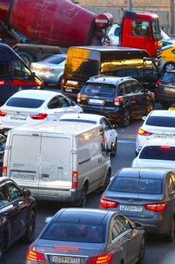 trafik sıkışıklığı, Merkezi Moskova'da