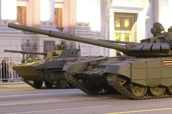 Επανάληψη της στρατιωτική παρέλαση στη Μόσχα — Φωτογραφία Αρχείου