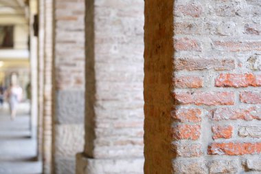 Padova'da geleneksel colonnade