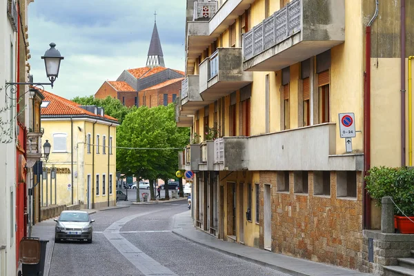 Straße im Zentrum von Monselice — Stockfoto