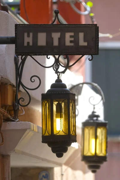 Hotel en el centro de Venecia — Foto de Stock