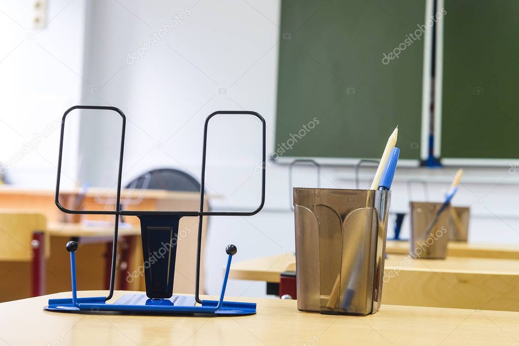 Empty school class
