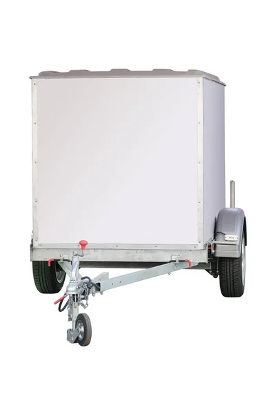 Auto trailer geïsoleerd — Stockfoto