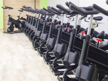 Bisiklet bir fitness salonu