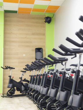 Bisiklet bir fitness salonu