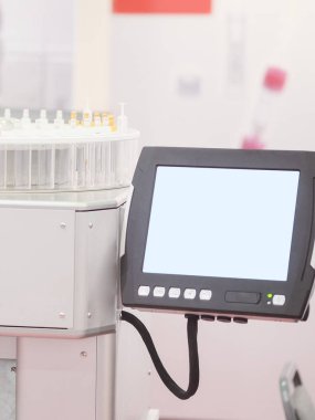 bir laboratuarda test tüpleri