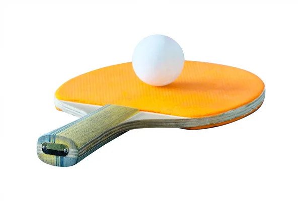 Ping pong raket yakın çekim — Stok fotoğraf